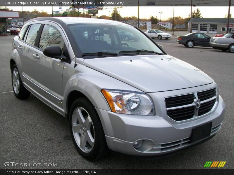 Bright Silver Metallic / Dark Slate Gray 2008 Dodge Caliber R/T AWD