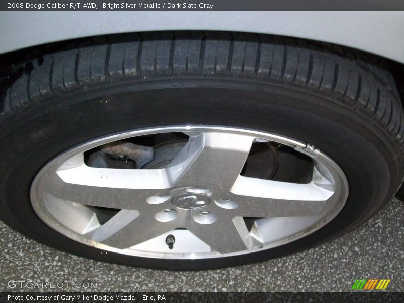 Bright Silver Metallic / Dark Slate Gray 2008 Dodge Caliber R/T AWD