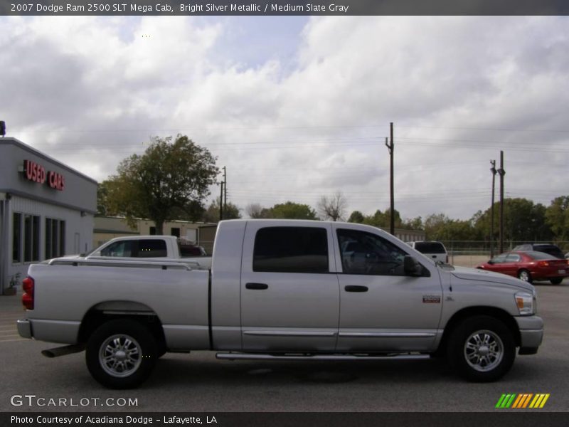 Bright Silver Metallic / Medium Slate Gray 2007 Dodge Ram 2500 SLT Mega Cab