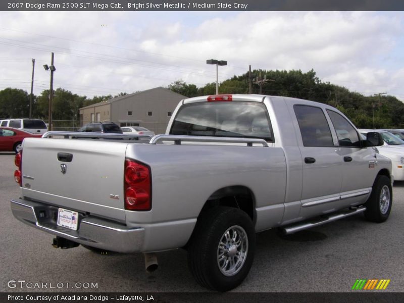 Bright Silver Metallic / Medium Slate Gray 2007 Dodge Ram 2500 SLT Mega Cab