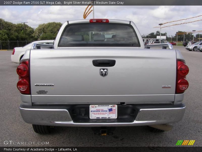 Bright Silver Metallic / Medium Slate Gray 2007 Dodge Ram 2500 SLT Mega Cab