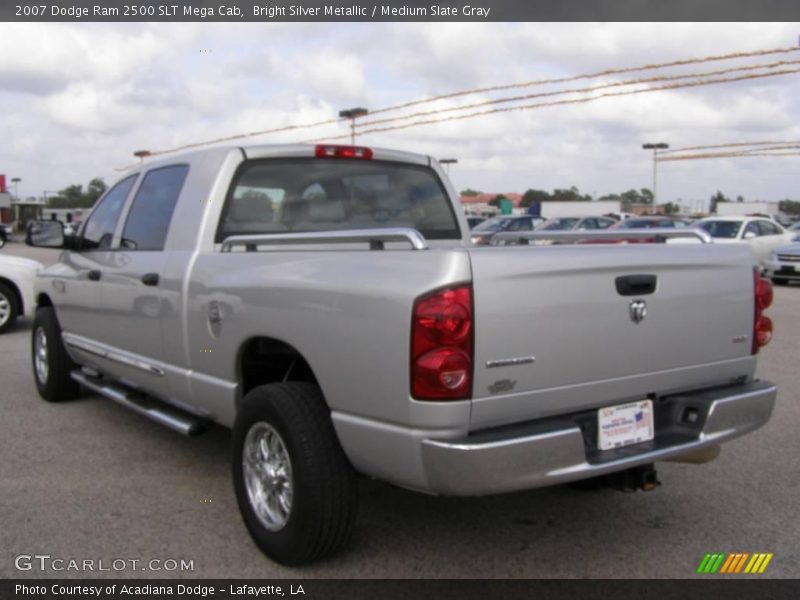 Bright Silver Metallic / Medium Slate Gray 2007 Dodge Ram 2500 SLT Mega Cab