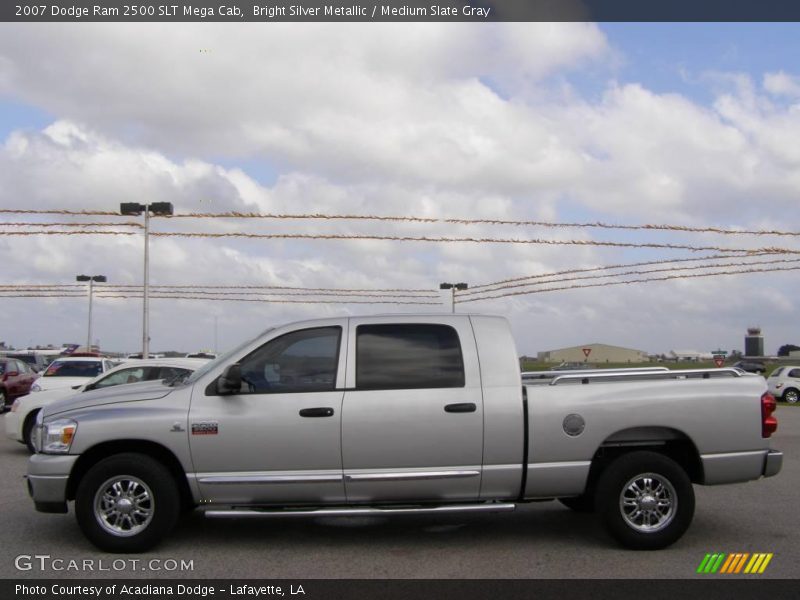 Bright Silver Metallic / Medium Slate Gray 2007 Dodge Ram 2500 SLT Mega Cab