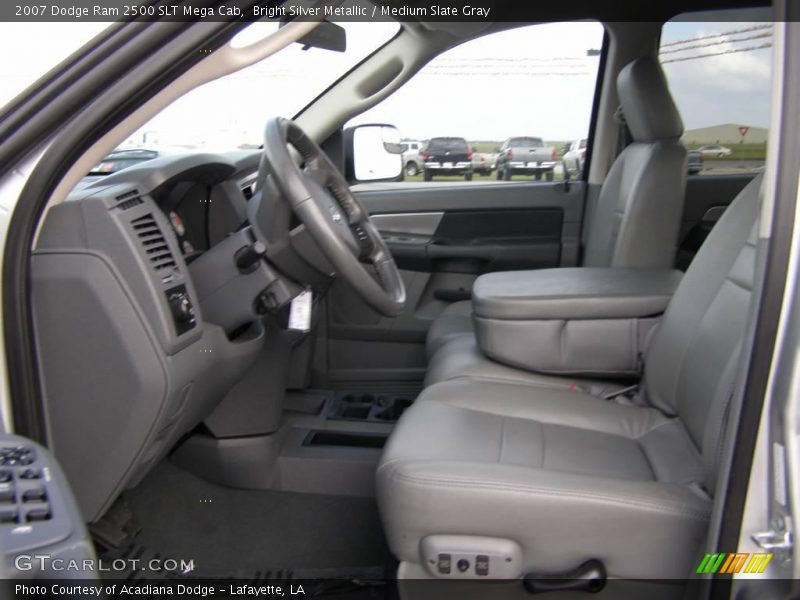 Bright Silver Metallic / Medium Slate Gray 2007 Dodge Ram 2500 SLT Mega Cab