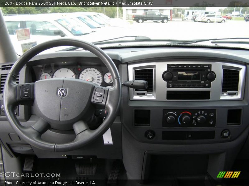 Bright Silver Metallic / Medium Slate Gray 2007 Dodge Ram 2500 SLT Mega Cab