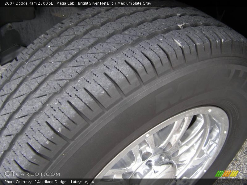Bright Silver Metallic / Medium Slate Gray 2007 Dodge Ram 2500 SLT Mega Cab