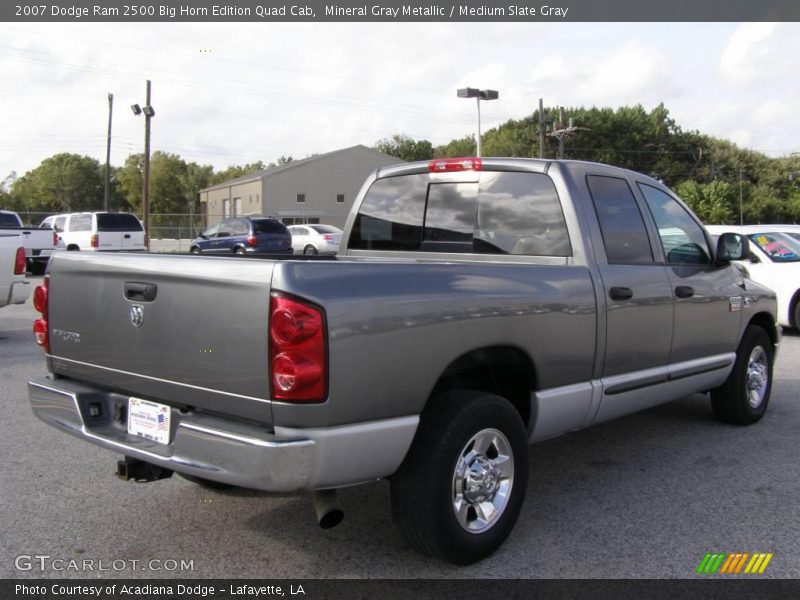 Mineral Gray Metallic / Medium Slate Gray 2007 Dodge Ram 2500 Big Horn Edition Quad Cab