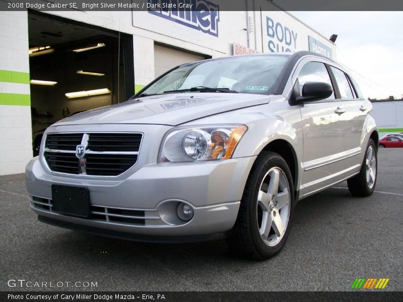 Bright Silver Metallic / Dark Slate Gray 2008 Dodge Caliber SE