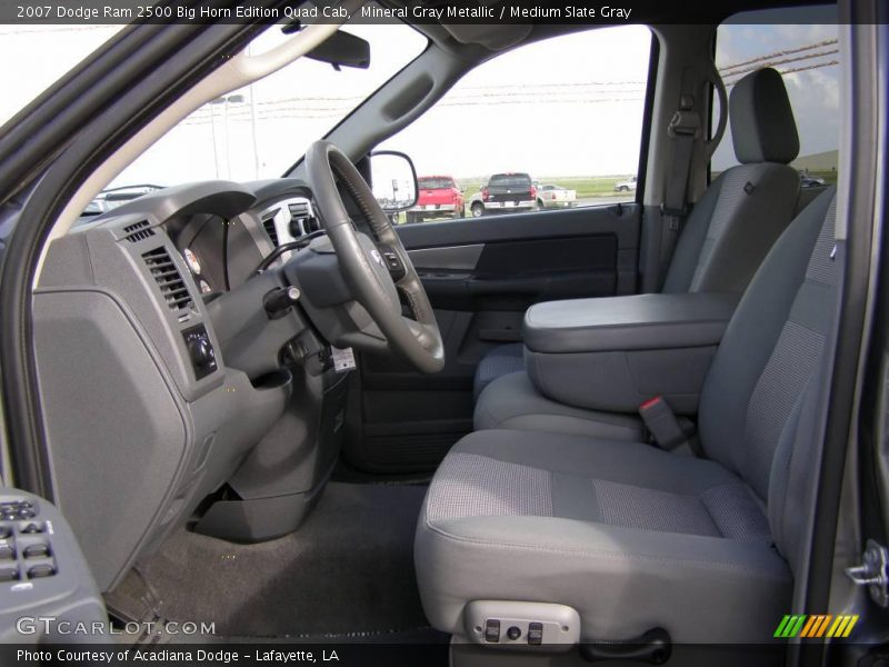 Mineral Gray Metallic / Medium Slate Gray 2007 Dodge Ram 2500 Big Horn Edition Quad Cab