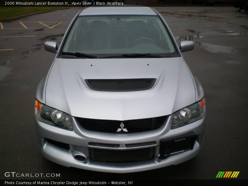 Apex Silver / Black Alcantara 2006 Mitsubishi Lancer Evolution IX
