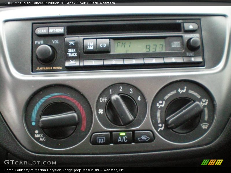 Apex Silver / Black Alcantara 2006 Mitsubishi Lancer Evolution IX
