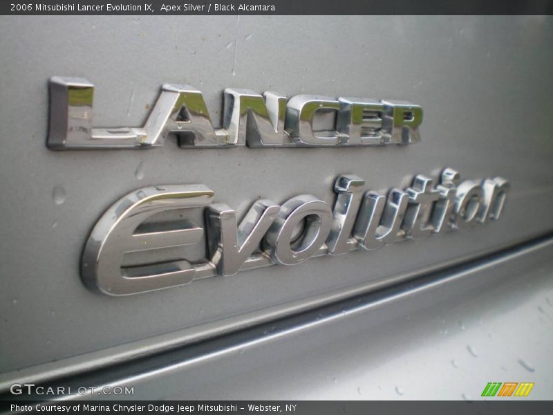Apex Silver / Black Alcantara 2006 Mitsubishi Lancer Evolution IX