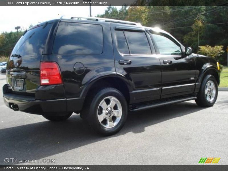 Black / Medium Parchment Beige 2003 Ford Explorer Limited