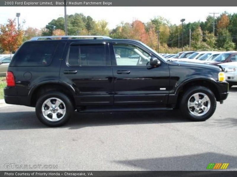 Black / Medium Parchment Beige 2003 Ford Explorer Limited