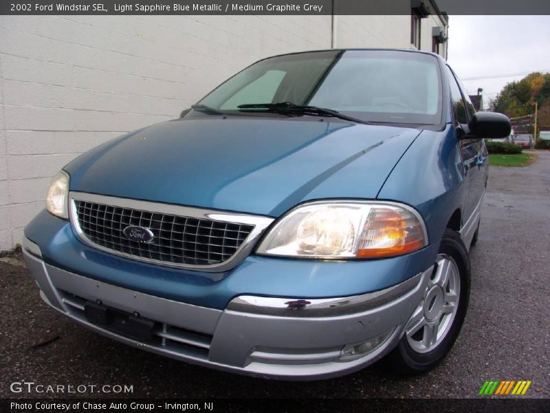 Light Sapphire Blue Metallic / Medium Graphite Grey 2002 Ford Windstar SEL