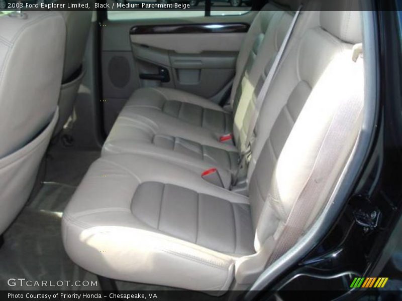 Black / Medium Parchment Beige 2003 Ford Explorer Limited