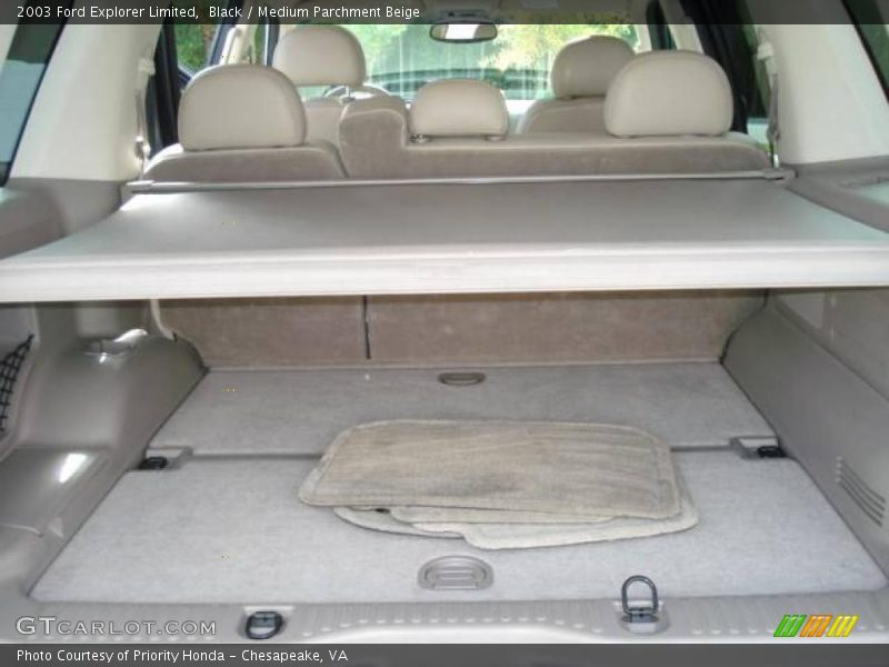Black / Medium Parchment Beige 2003 Ford Explorer Limited