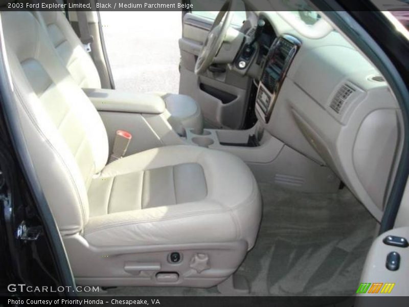 Black / Medium Parchment Beige 2003 Ford Explorer Limited