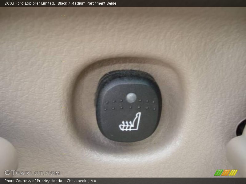Black / Medium Parchment Beige 2003 Ford Explorer Limited