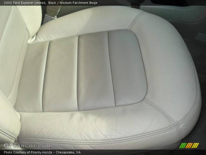 Black / Medium Parchment Beige 2003 Ford Explorer Limited