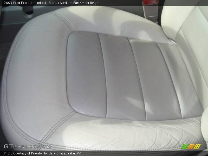 Black / Medium Parchment Beige 2003 Ford Explorer Limited
