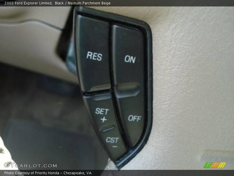 Black / Medium Parchment Beige 2003 Ford Explorer Limited