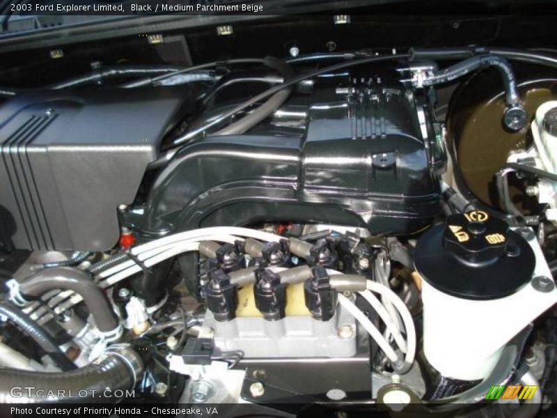 Black / Medium Parchment Beige 2003 Ford Explorer Limited