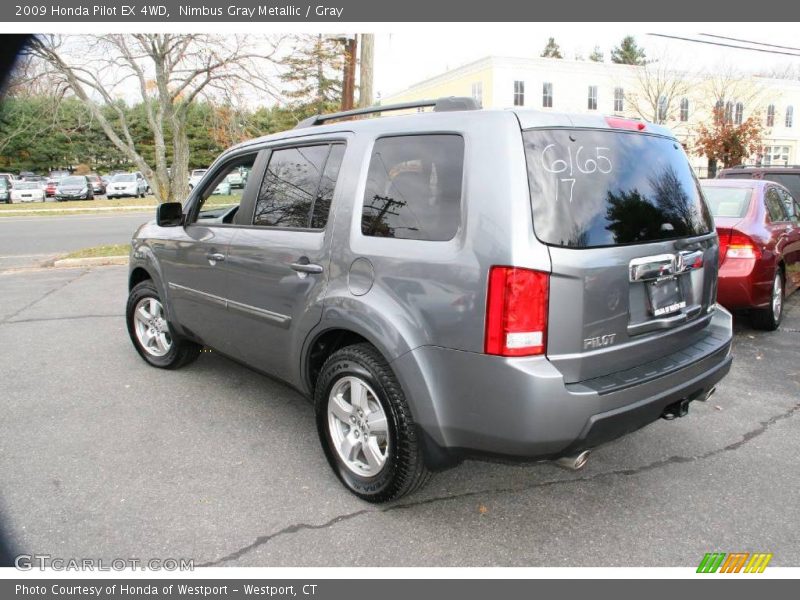 Nimbus Gray Metallic / Gray 2009 Honda Pilot EX 4WD