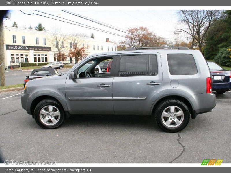 Nimbus Gray Metallic / Gray 2009 Honda Pilot EX 4WD