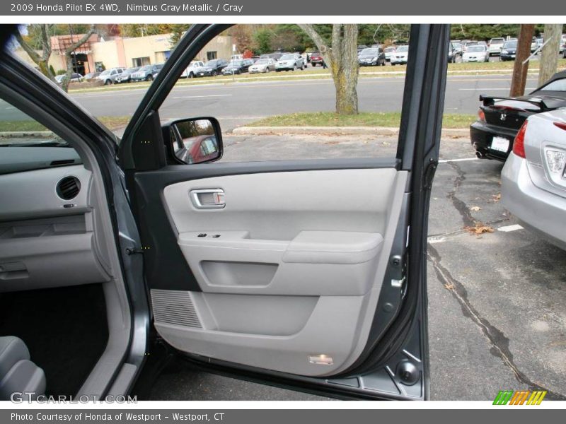 Nimbus Gray Metallic / Gray 2009 Honda Pilot EX 4WD