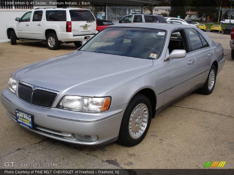 Platinum Metallic / Black 1998 Infiniti Q 45 Sedan