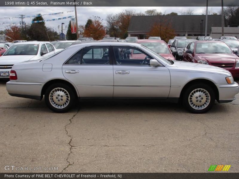 Platinum Metallic / Black 1998 Infiniti Q 45 Sedan