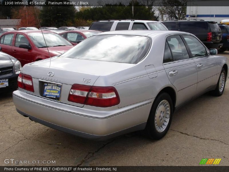 Platinum Metallic / Black 1998 Infiniti Q 45 Sedan