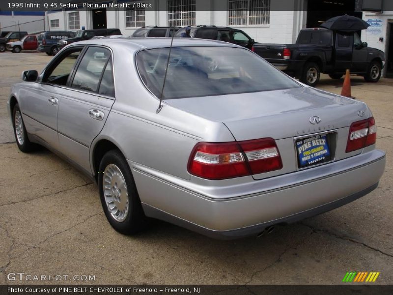 Platinum Metallic / Black 1998 Infiniti Q 45 Sedan