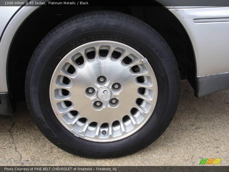 Platinum Metallic / Black 1998 Infiniti Q 45 Sedan