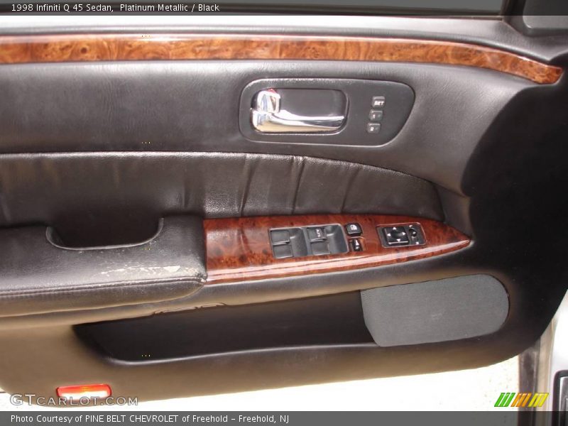 Platinum Metallic / Black 1998 Infiniti Q 45 Sedan