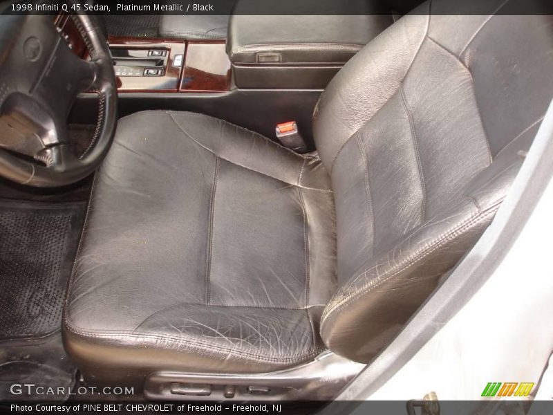 Platinum Metallic / Black 1998 Infiniti Q 45 Sedan