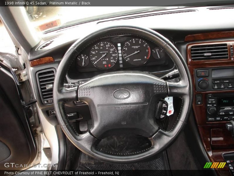 Platinum Metallic / Black 1998 Infiniti Q 45 Sedan