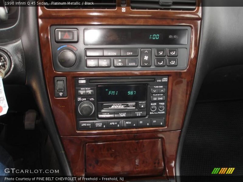 Platinum Metallic / Black 1998 Infiniti Q 45 Sedan