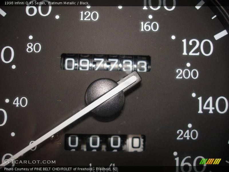 Platinum Metallic / Black 1998 Infiniti Q 45 Sedan