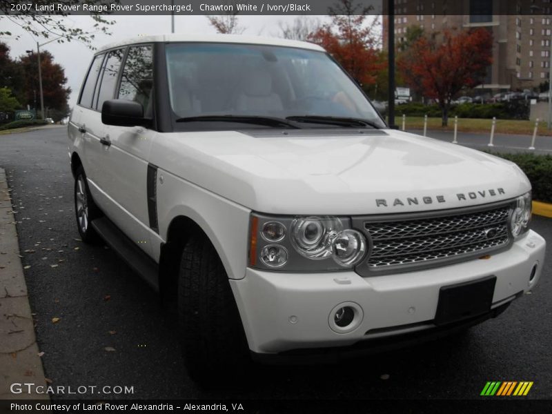 Chawton White / Ivory/Black 2007 Land Rover Range Rover Supercharged