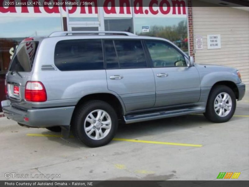 Blue Vapor Metallic / Stone 2005 Lexus LX 470