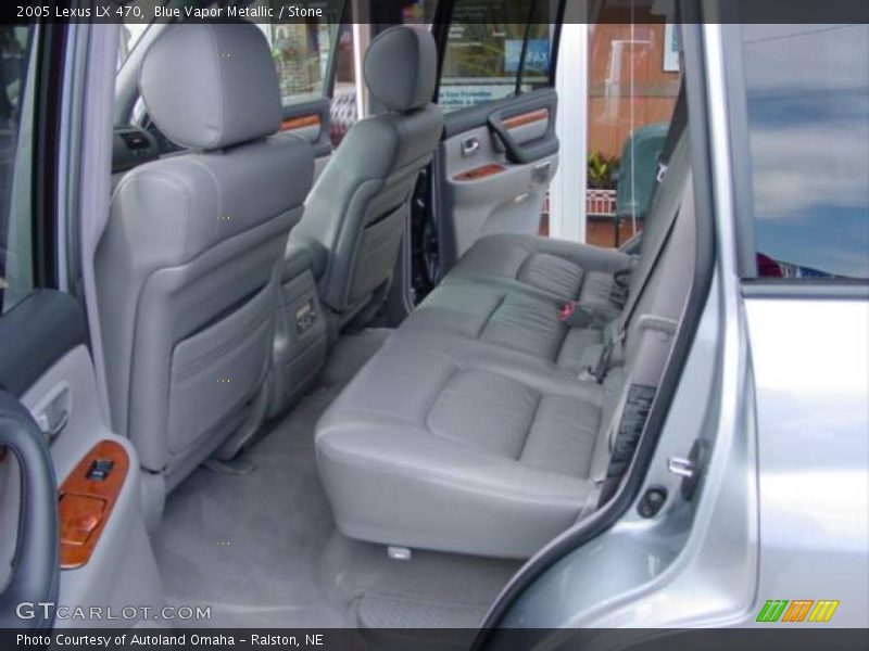 Blue Vapor Metallic / Stone 2005 Lexus LX 470