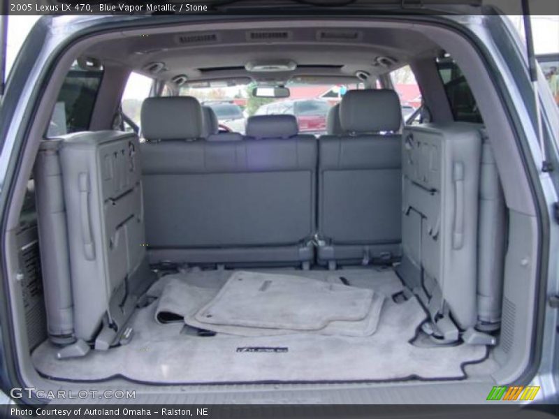 Blue Vapor Metallic / Stone 2005 Lexus LX 470