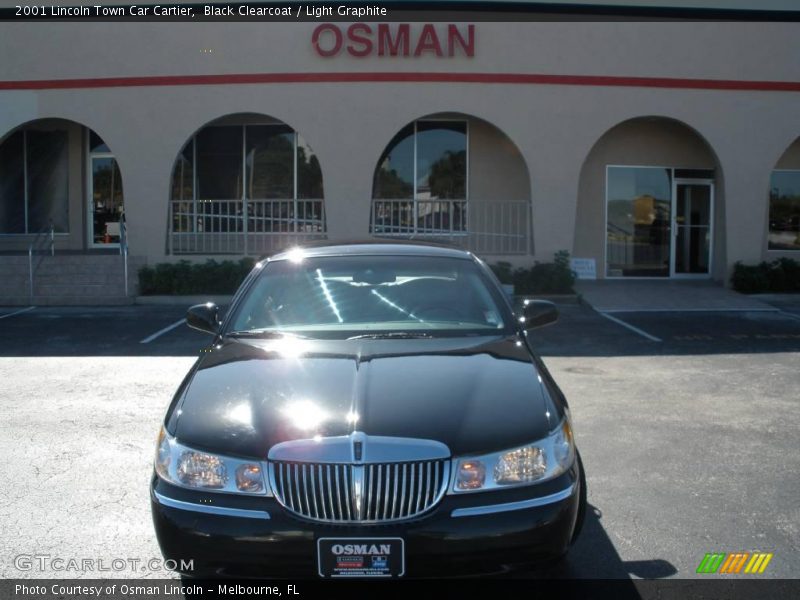 Black Clearcoat / Light Graphite 2001 Lincoln Town Car Cartier