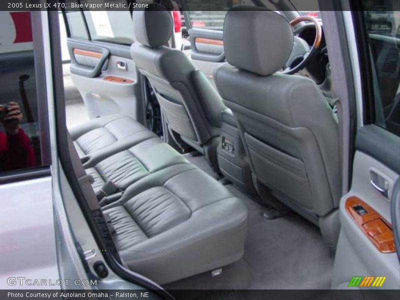Blue Vapor Metallic / Stone 2005 Lexus LX 470