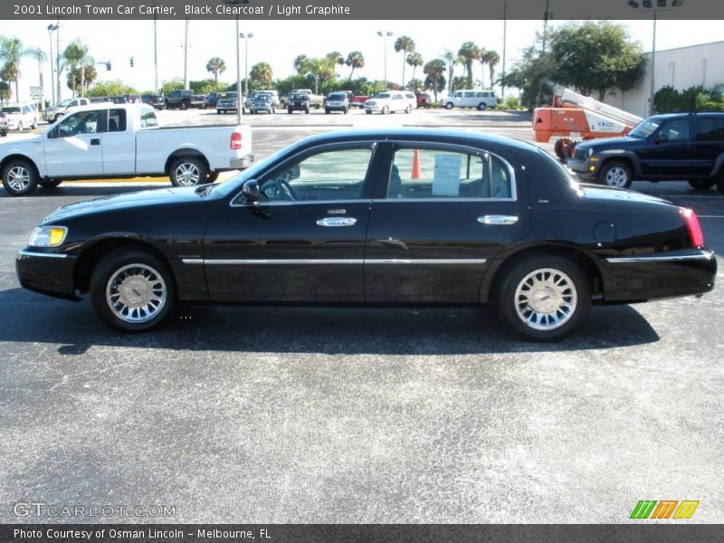 Black Clearcoat / Light Graphite 2001 Lincoln Town Car Cartier