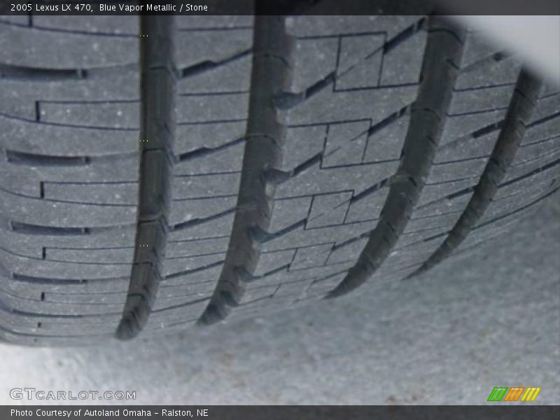 Blue Vapor Metallic / Stone 2005 Lexus LX 470