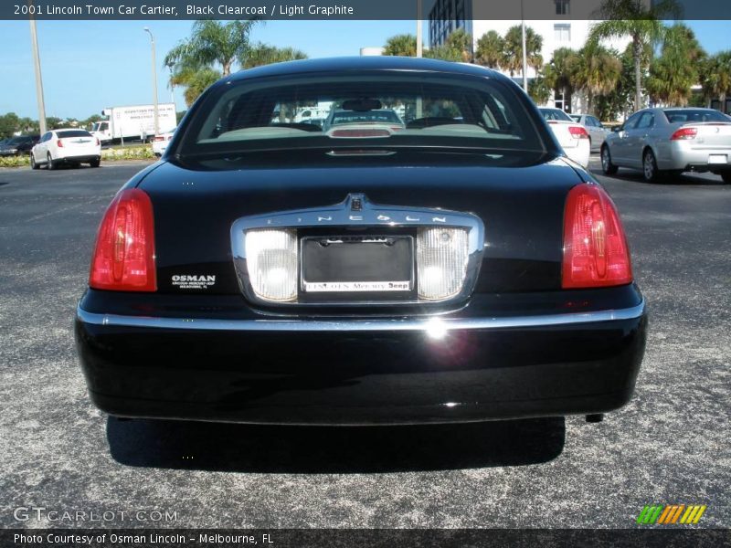 Black Clearcoat / Light Graphite 2001 Lincoln Town Car Cartier