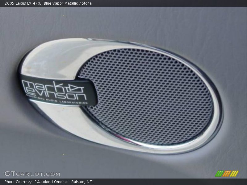 Blue Vapor Metallic / Stone 2005 Lexus LX 470